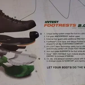Hytest | Shoes | Hytest Footrests Urban Camo Safety Boots 